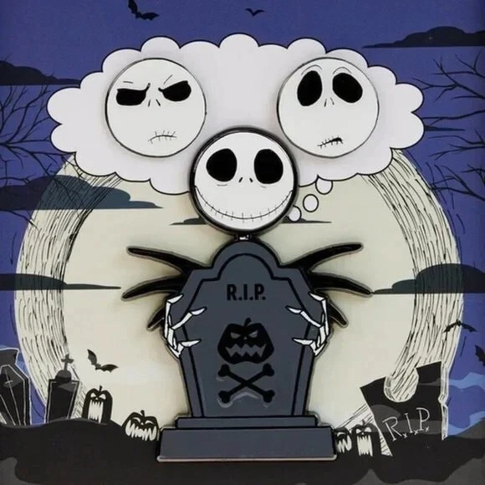 Loungefly The Nightmare Before Christmas Jack Skellington Mixed Emotions Pin Set